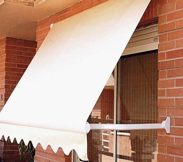 Toldo de punto recto