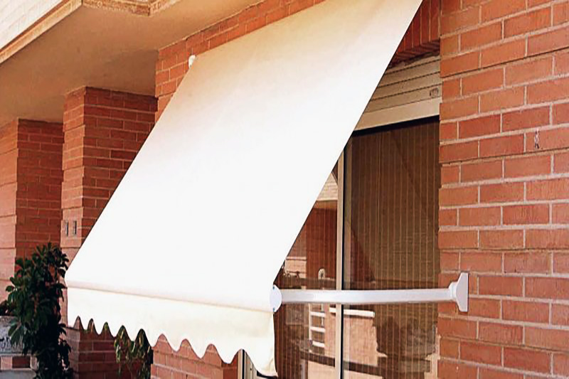 Toldo de punto recto